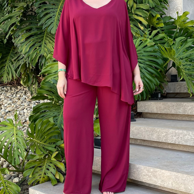 CONJUNTO BLUSA E PANTALONA - CONJUNTO BLUSA E PANTALONA - PIANETA