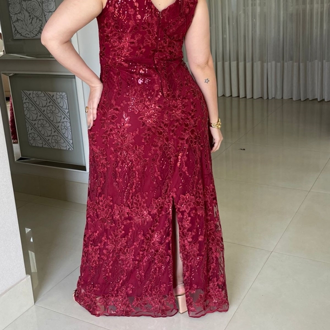 Vestido longo simples para 2024 festa